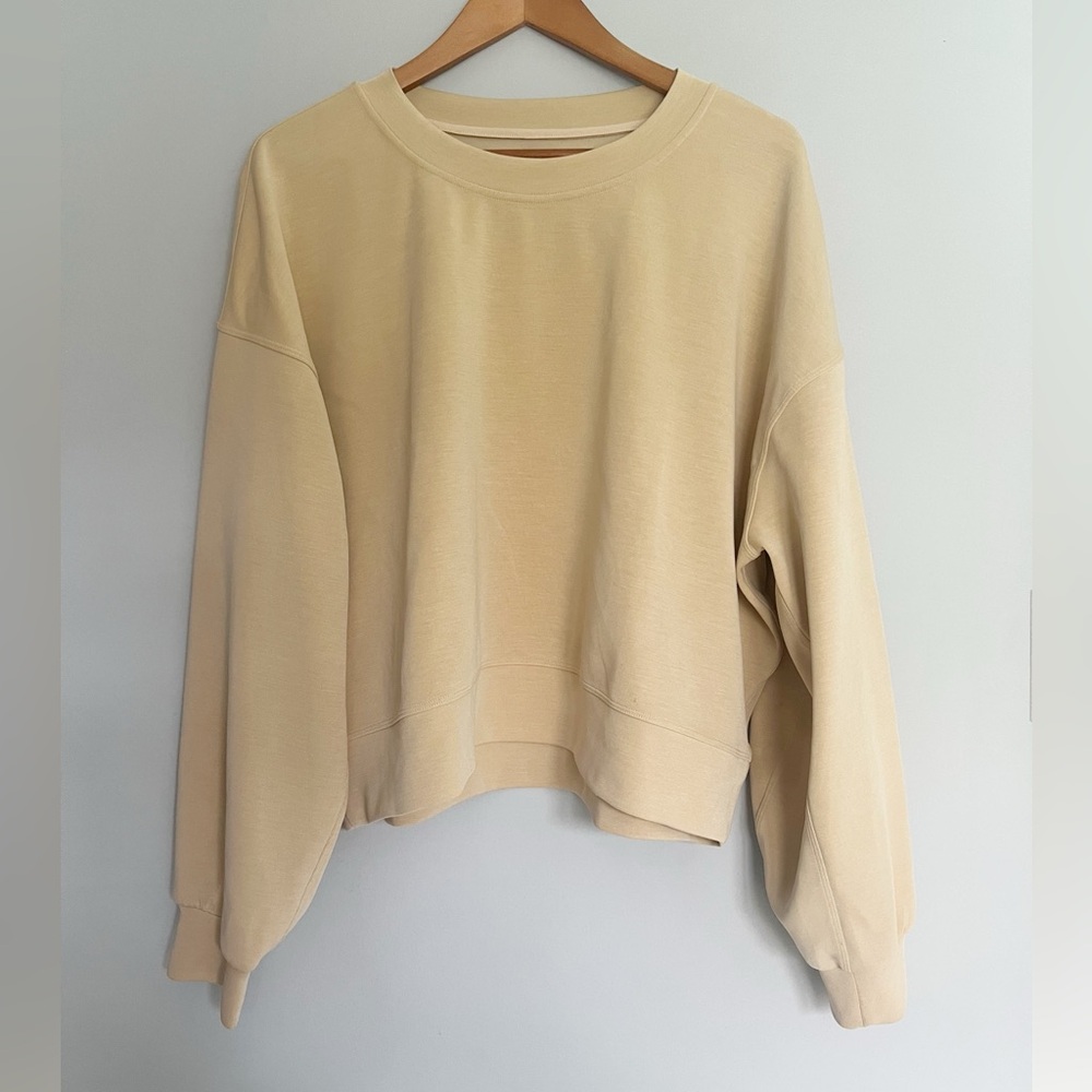 Lululemon Perfectly Oversized Cropped Crew Softstreme Size 14